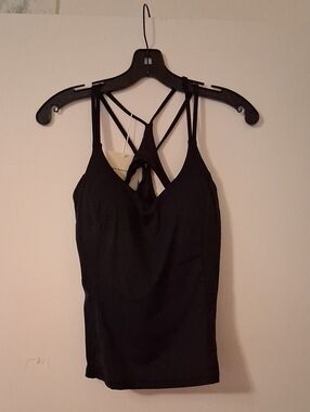 HALARA Ultrasculpt Cool Black Strappy Camisole Tank